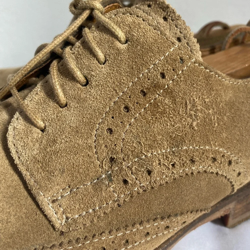 JOHNSTON & MURPHY Flex System Sheepskin Wingtip Men's Shoes. Size 9
